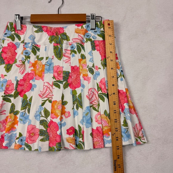 SMITH & QUINN Womens Floral Pleated Skirt Skort Golf Pickleball Size S Tennis - Picture 5 of 10
